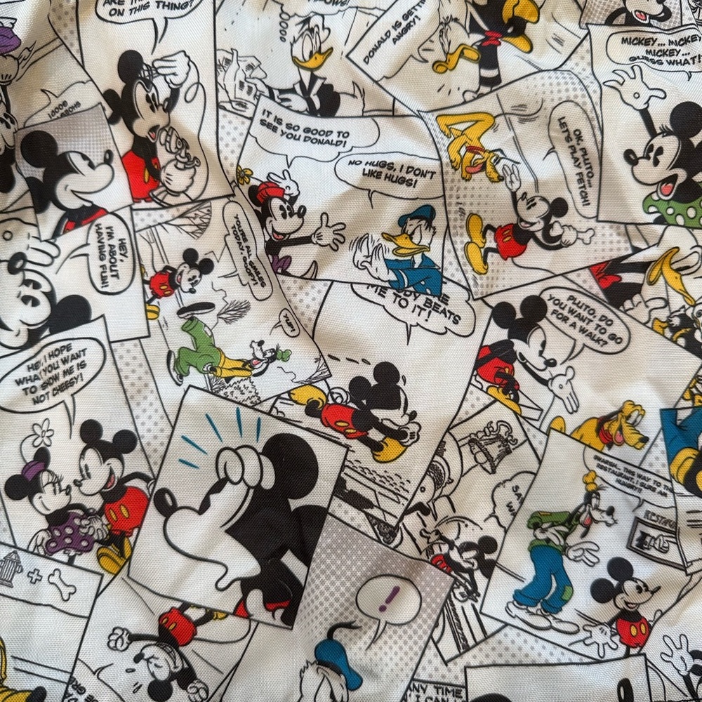 Disney Comic Strip Drawstring Backpack - image 7